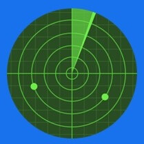 Tela de radar verde exemplificando o método Racional 360